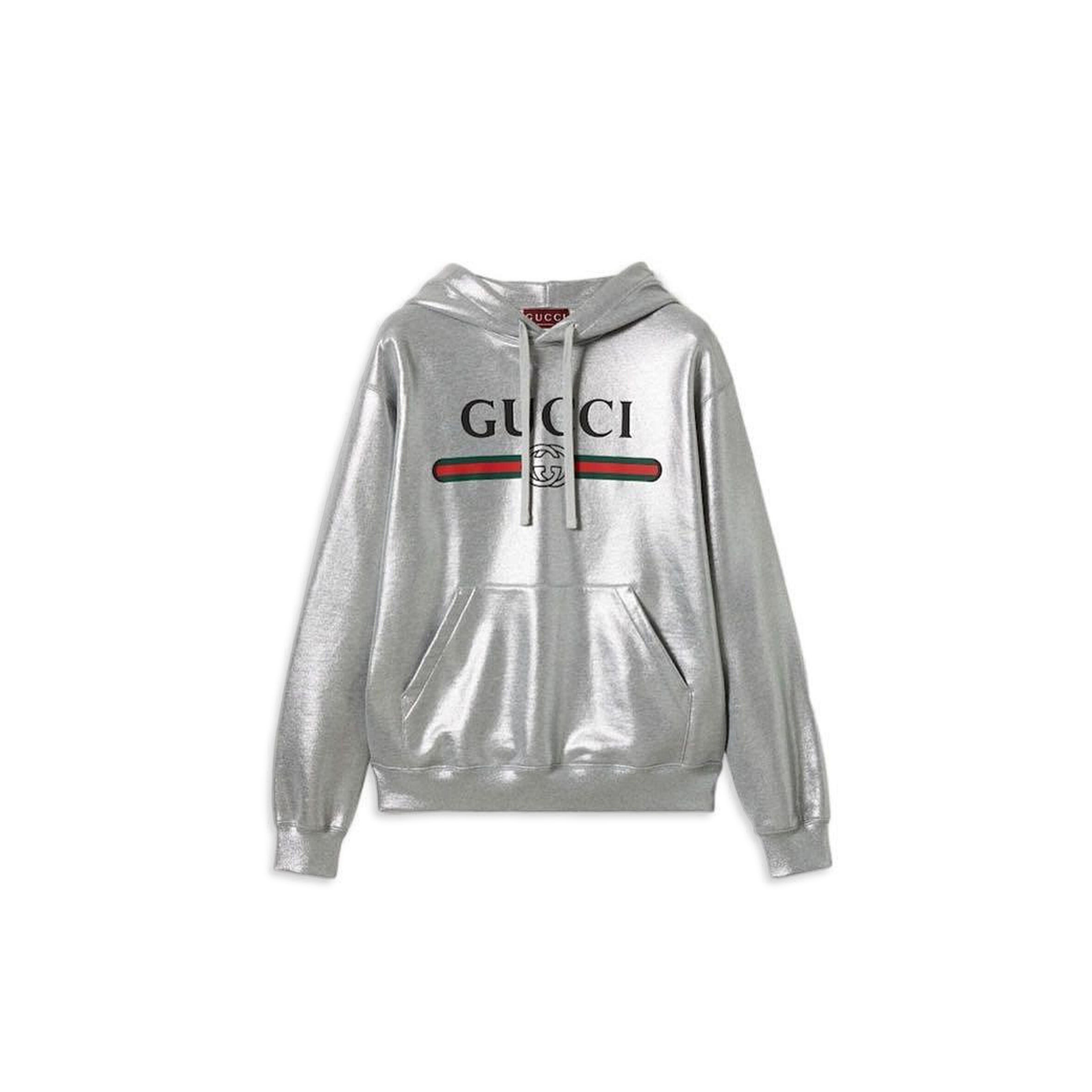 GUCCI HOODIE SILVER 788771